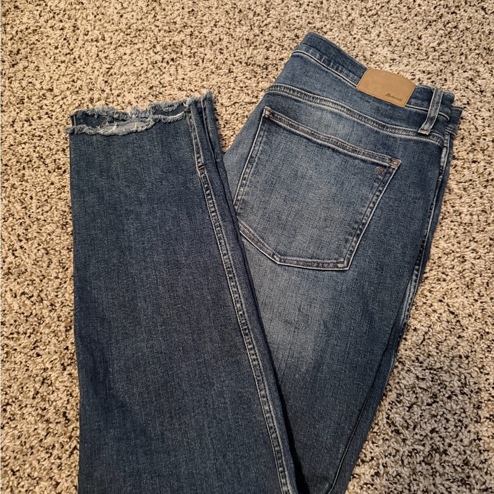 Madewell Blue Women Jeans - Midrise Stovepipe